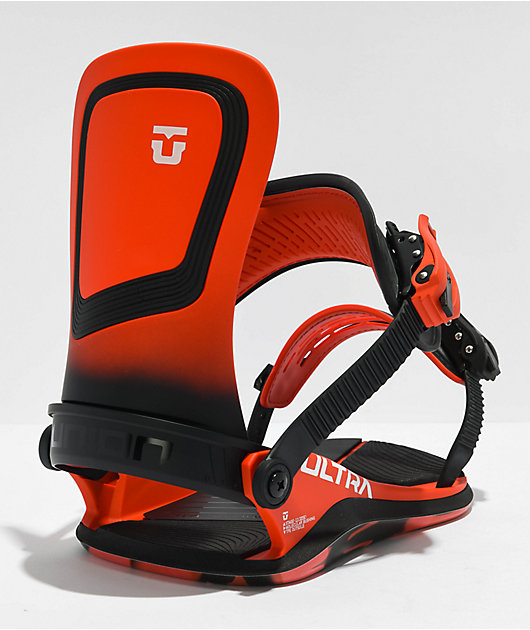Union Ultra Hot Red Snowboard Bindings 2024 | Zumiez