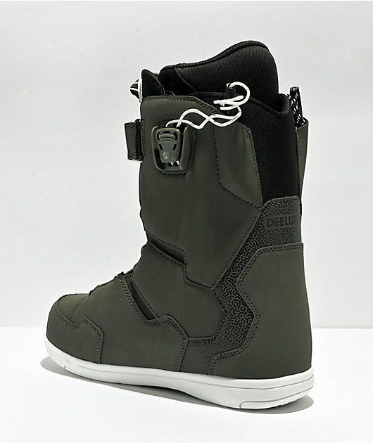 Deeluxe Team ID Olive Green Snowboard Boots | Zumiez