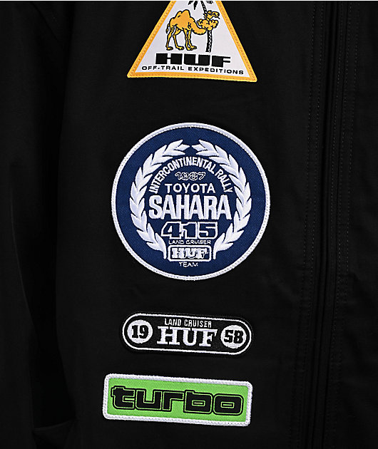 HUF x Land Cruiser Overland Touring Black Jacket | Zumiez