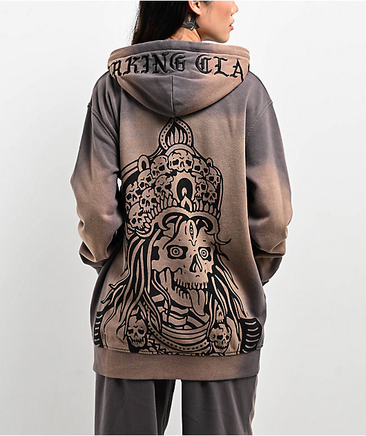 Lurking Class by Sketchy Tank Slither Grey Zip Hoodie | Zumiez