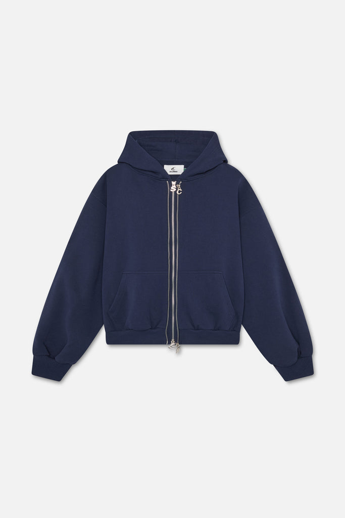 Steel Navy Zipper – Scuffers