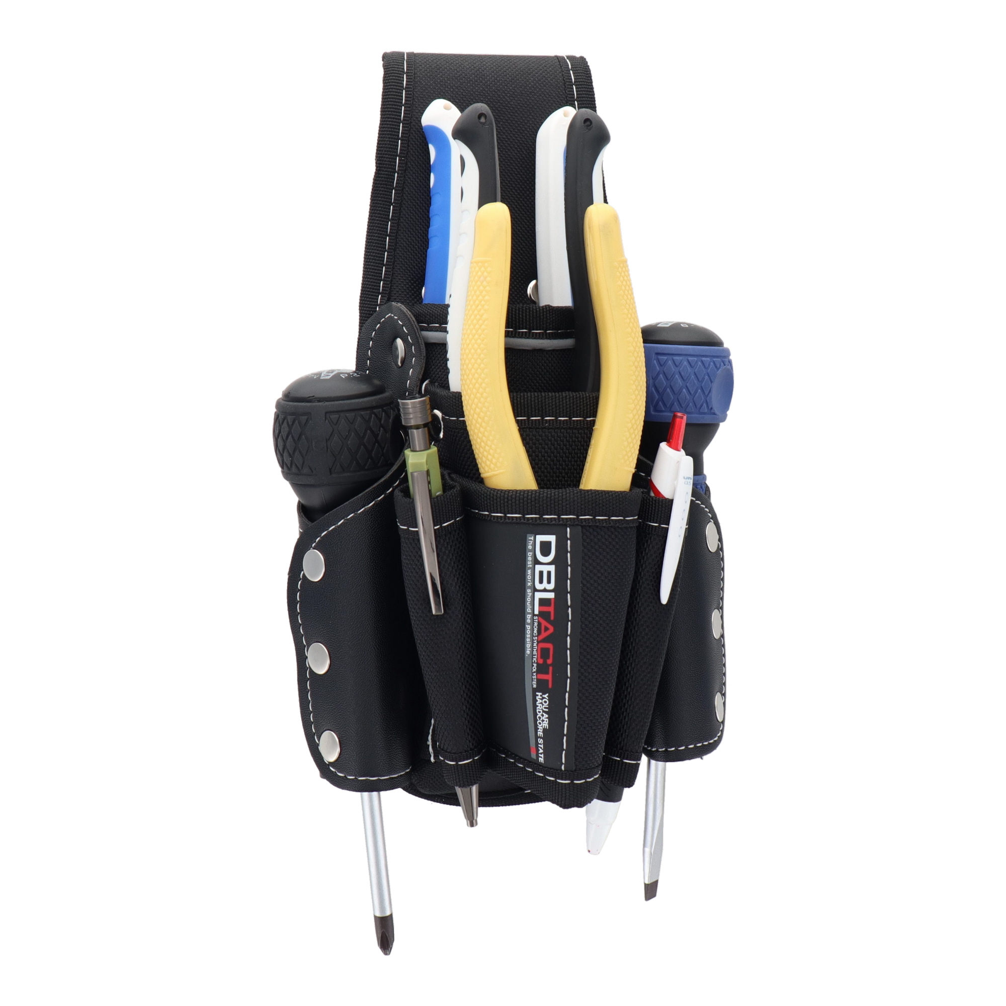 DT-TS16-BC 作業ベルト・収納袋 工具ケース ツールサック7P ブラック