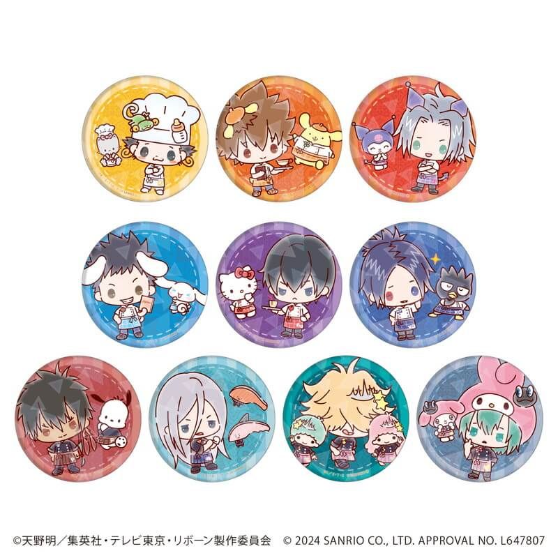 家庭教師ヒットマンREBORN!×SANRIO CHARACTERS｜ホログラム缶バッジ