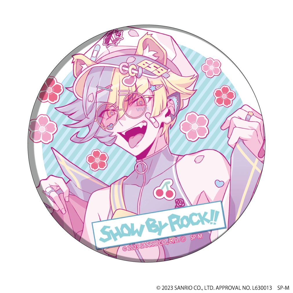 SHOW BY ROCK!!｜缶バッジ「SHOW BY ROCK!!」30/桜ver