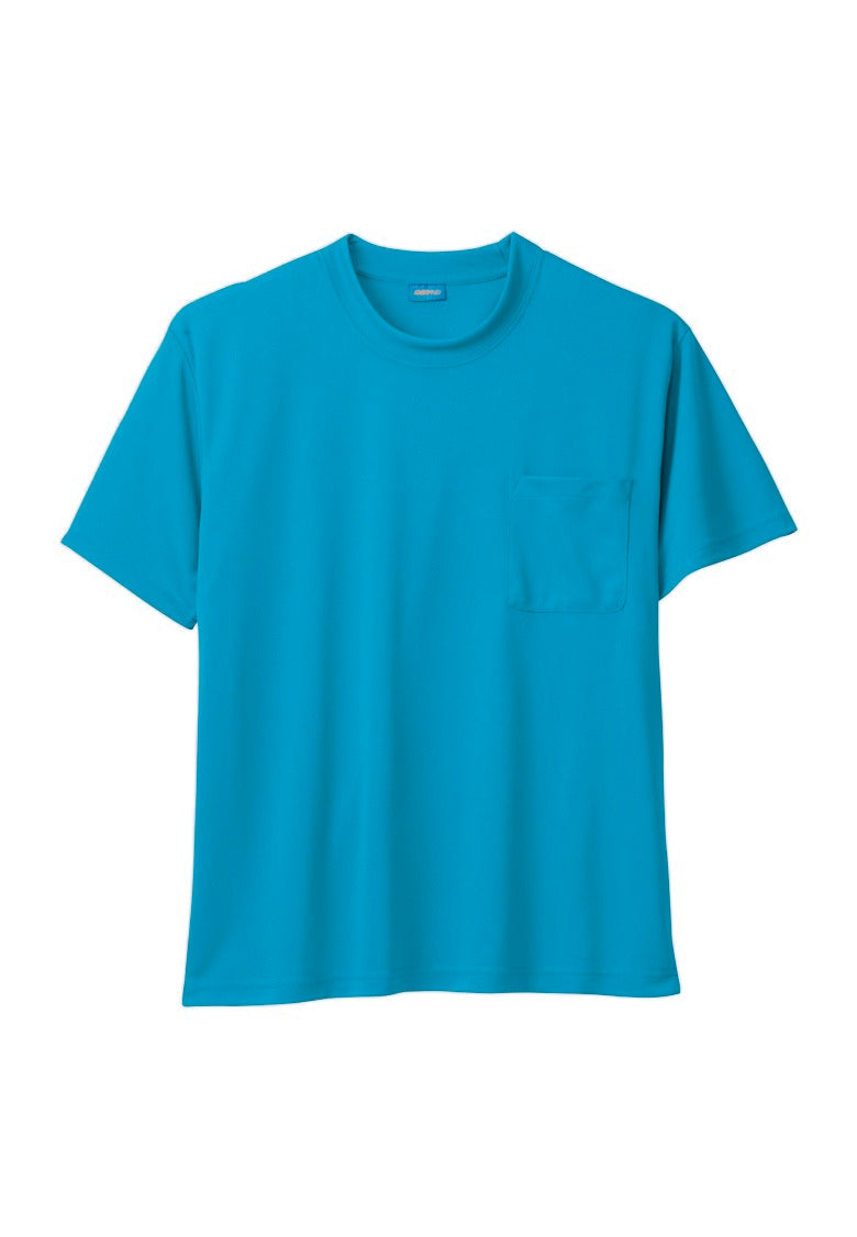 SOWA 50381 桑和 ハニカムメッシュ半袖Tシャツ（胸ポケット付）SS?8L