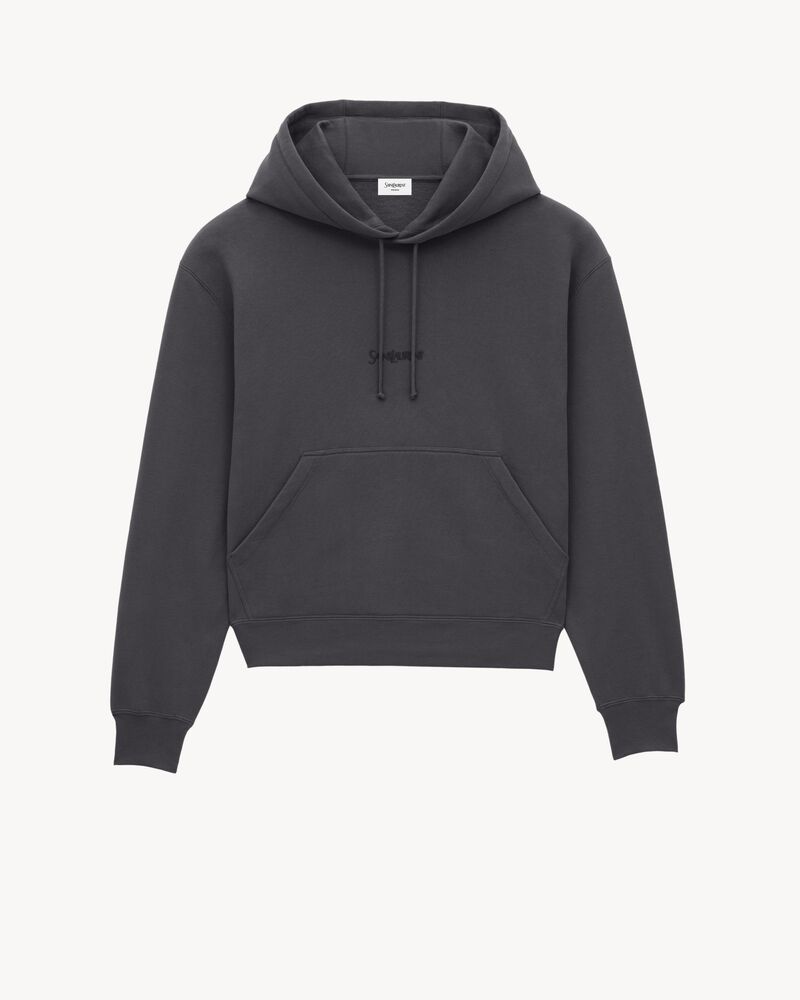 SAINT LAURENT フーディー グレー＆シルバー | Saint Laurent | YSL JA-JP