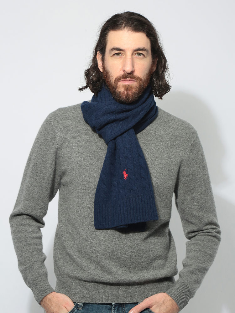 POLO RALPH LAUREN (ポロラルフローレン) ワンポイント刺繍 ニット