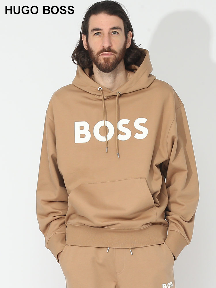 HUGO BOSS (ヒューゴボス) BIGロゴ プルオーバー パーカー HB50496661