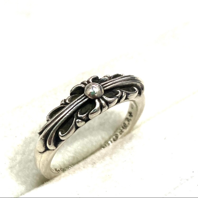 CHROME HEARTS ベビークラシック フローラルクロスリングの買取実績