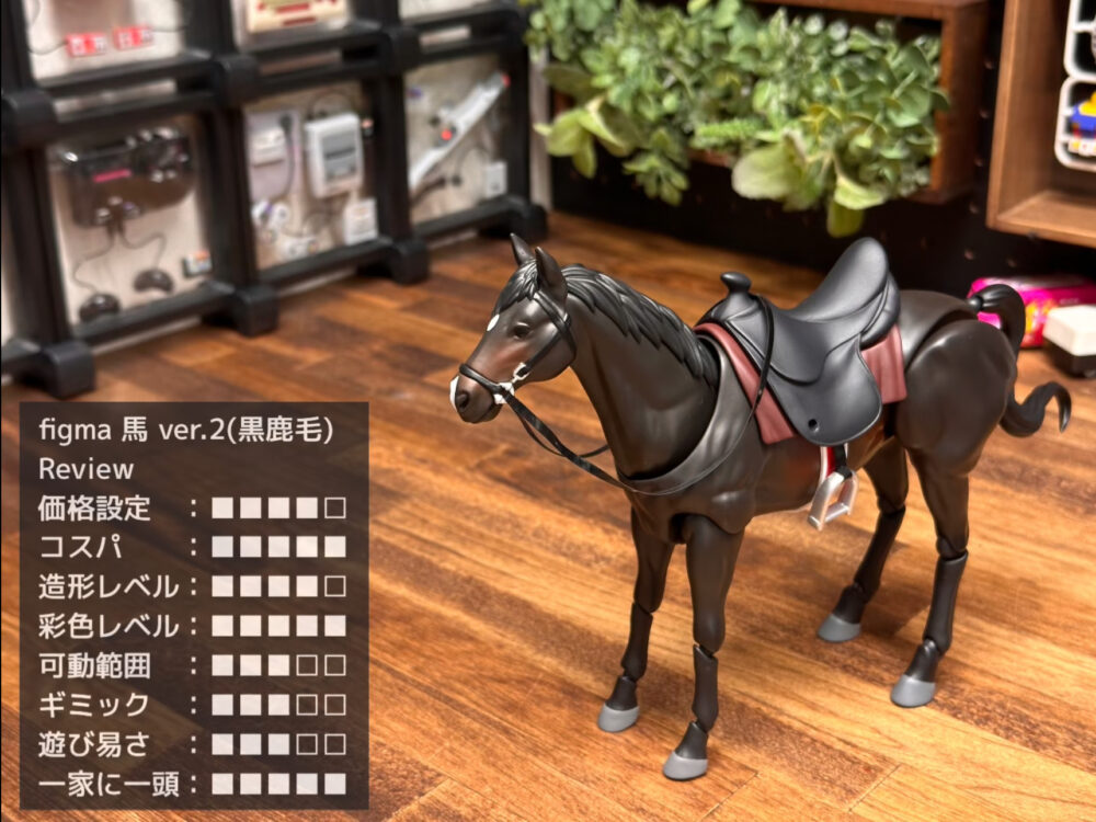 安かったので買っちゃいました。1年前に発売された｢figma 馬 ver.2 (黒