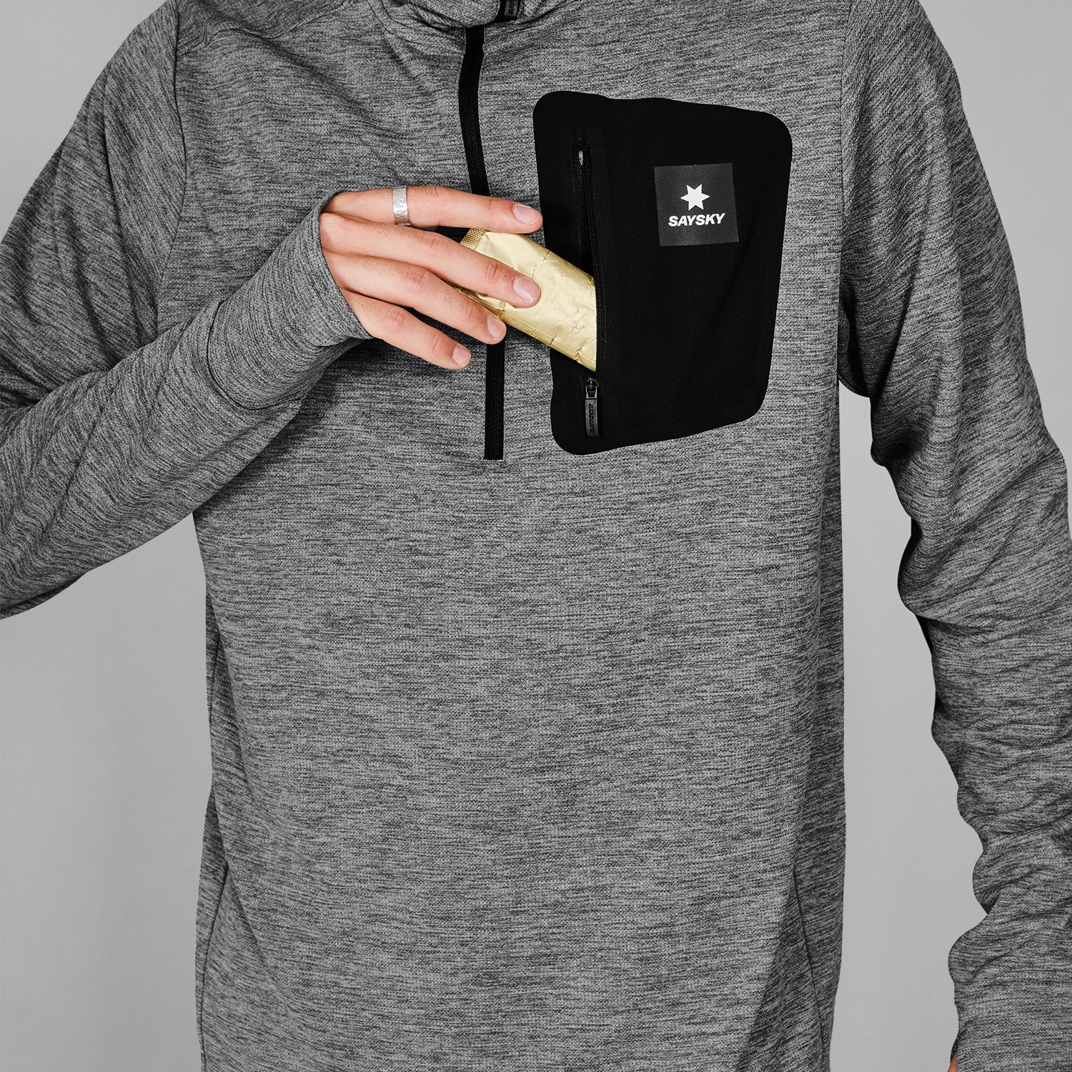 □ 公式 □ SAYSKY/セイスカイ ハーフジップパーカー MMRHO01c6003