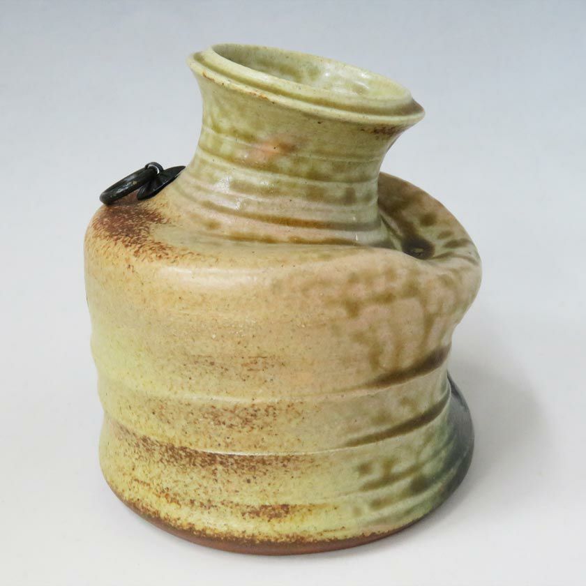 茶道具 花入（はないれ） 蹲花入（うずくまる） 信楽焼 西尾 香舟