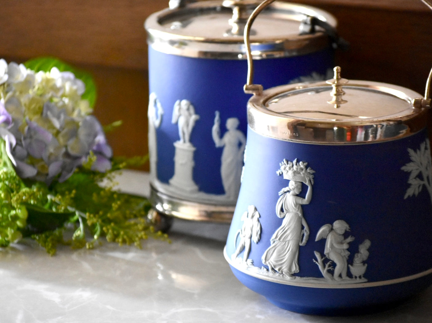 アンティークウエッジウッド【WEDGWOOD- Jasper ware】St Louis