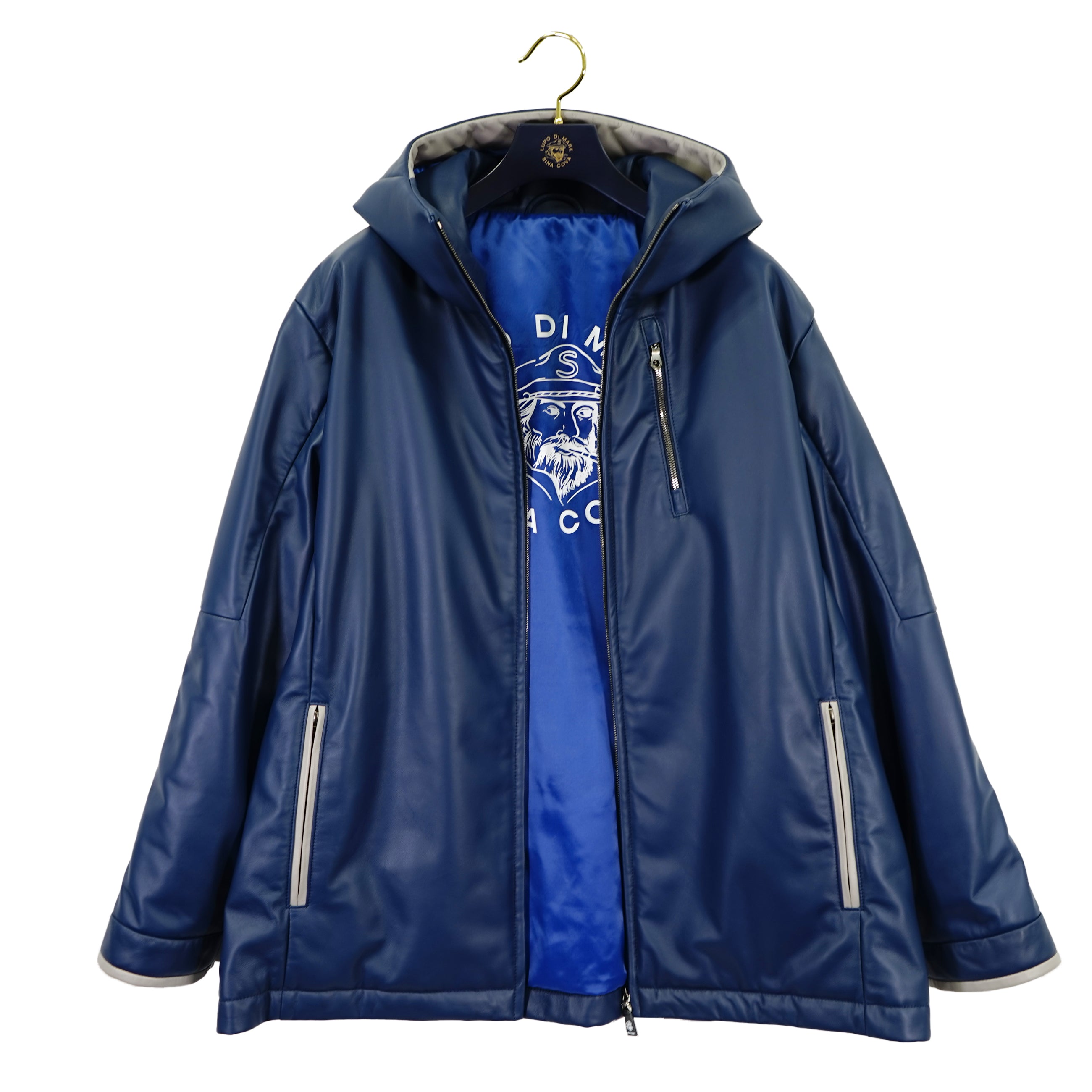 限定1点！キングサイズ ZIP UPレザーパーカー 24223946