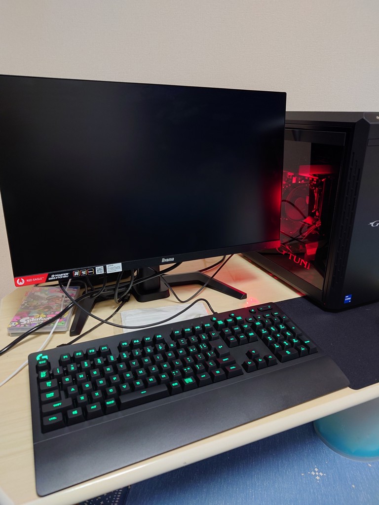 G-Tune DG-I5G6T(スターター7点セット) はじめてのゲーミングPCに