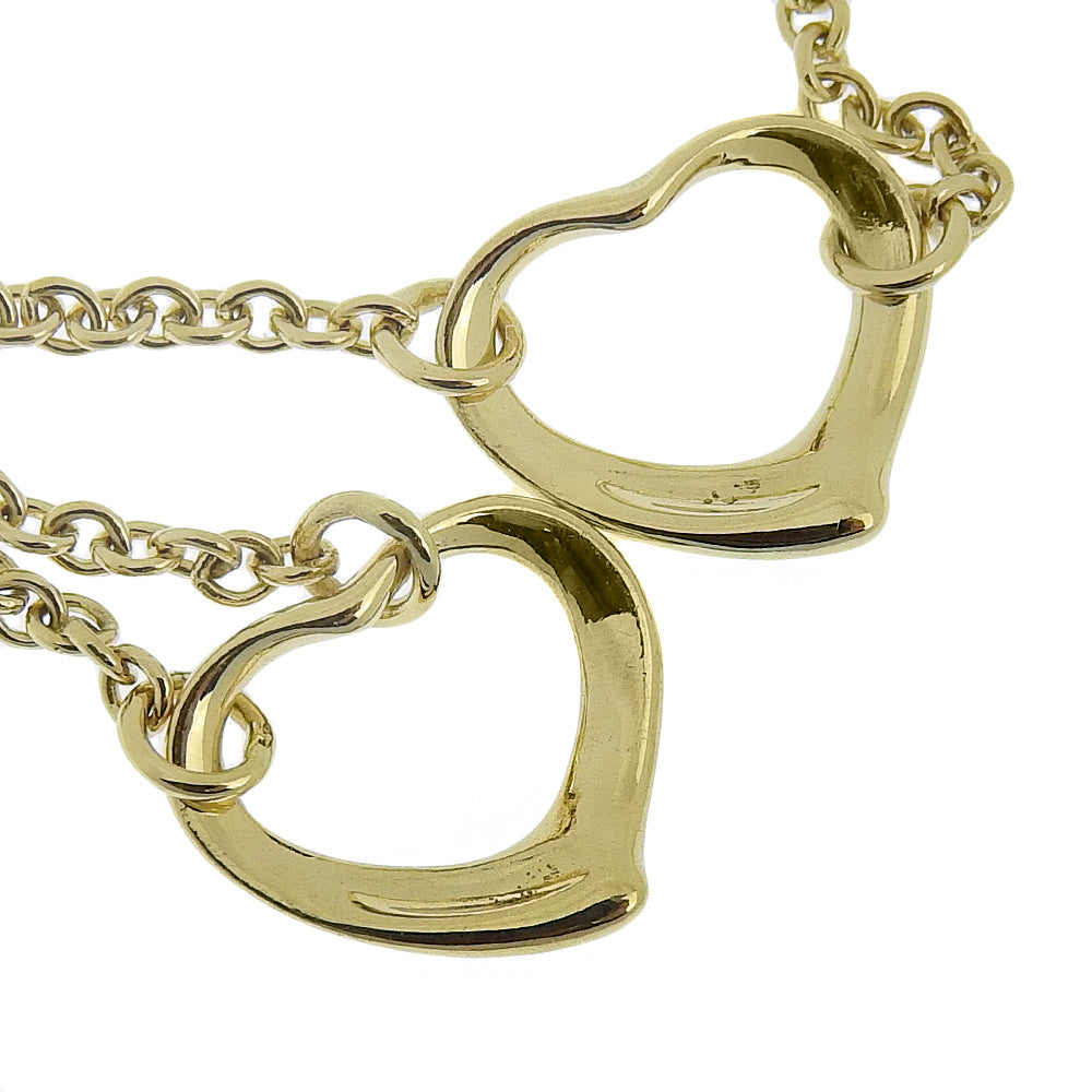 TIFFANY&Co.】ティファニー オープンハート ブレスレット 5P K18