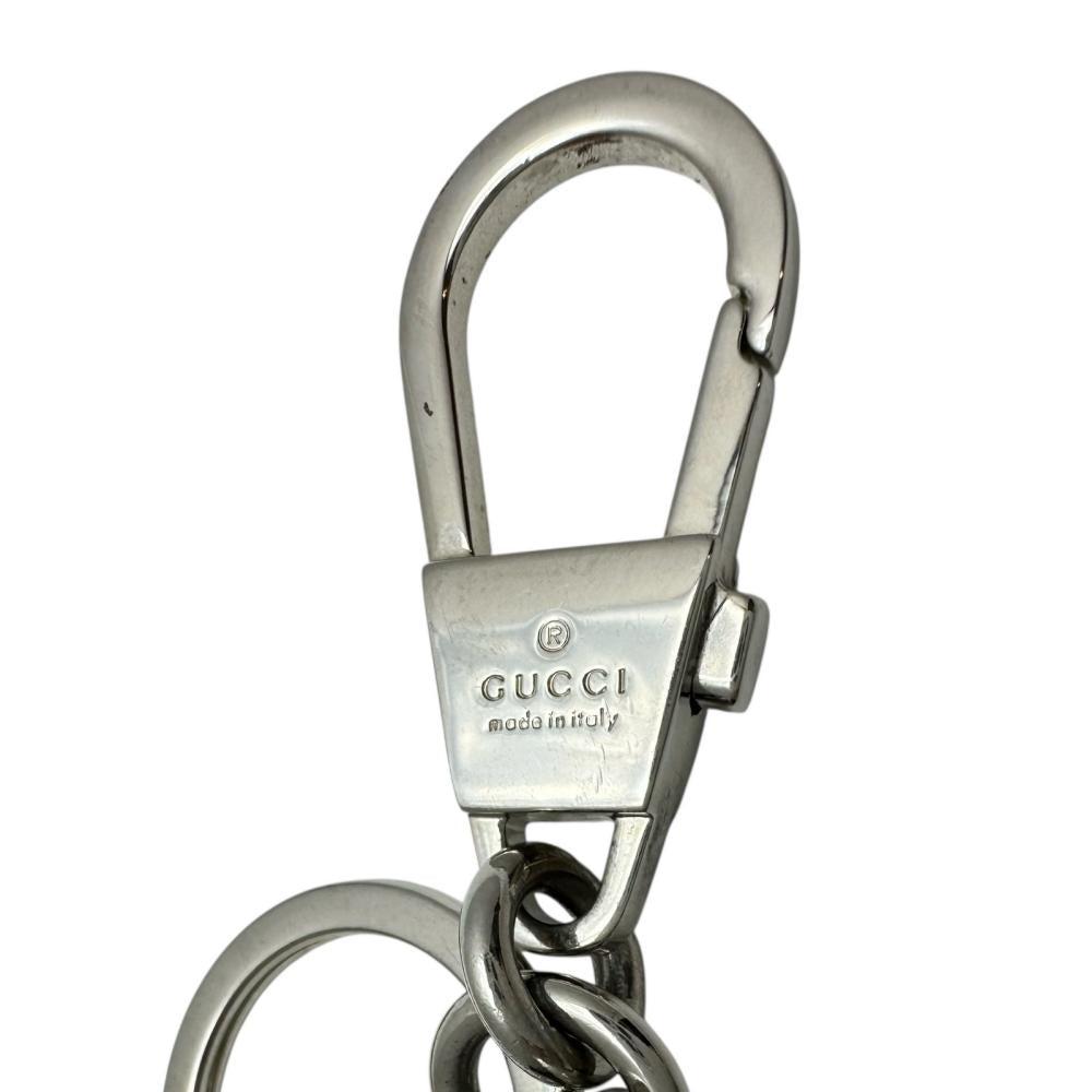GUCCI/グッチ】 女の子 バッグチャーム キーホルダー ウッド/ライン