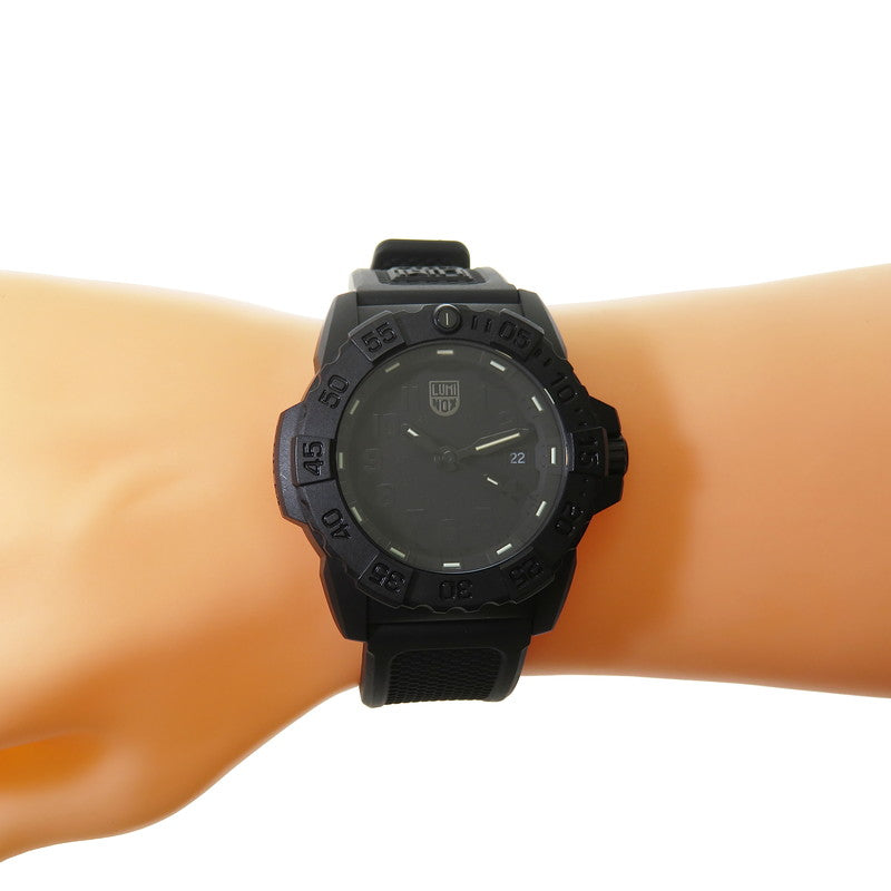 LUMINOX/ルミノックス】 3500 ブラックアウト 腕時計 カーボン/ラバー