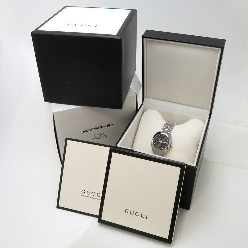 GUCCI/グッチ】 GG2570 142.5/YA142503 12Pダイヤインデックス 腕時計
