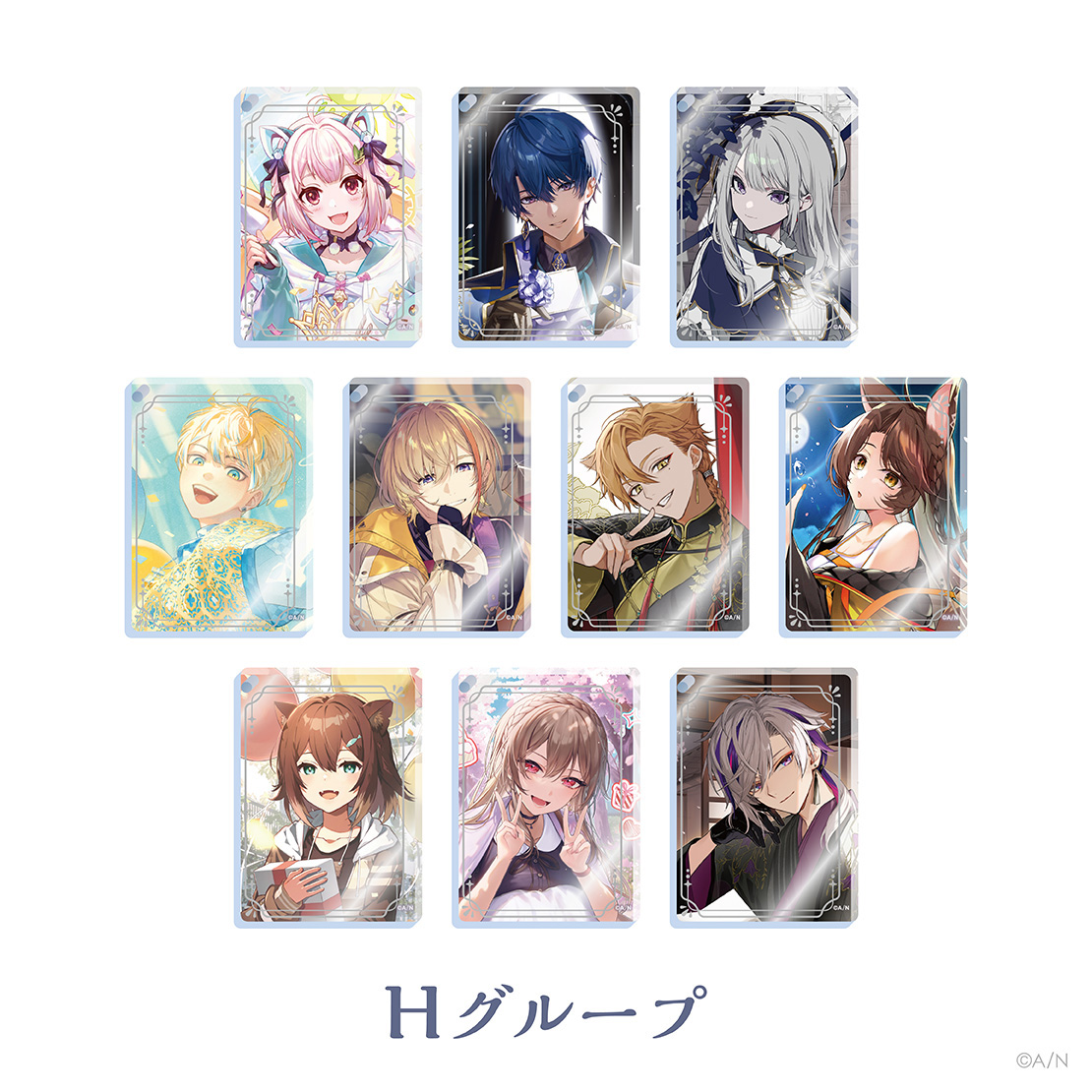 にじさんじ ノスタルジアコレクション】アクリルブロックキーホルダー