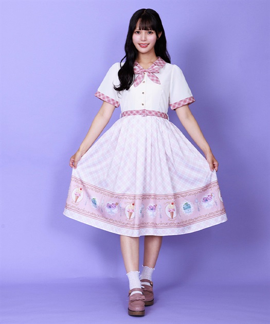 レトロアイスクリームワンピース | axes femme online shop