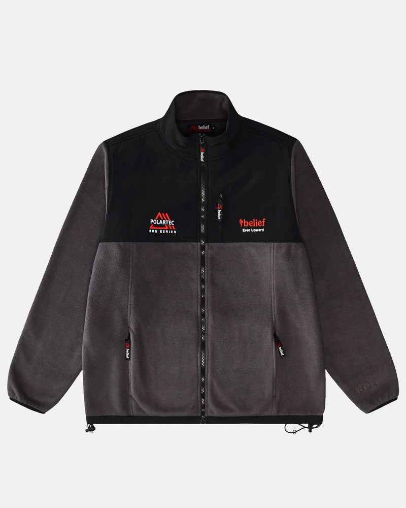 Polartec® Zip Fleece - Charcoal – Belief NYC