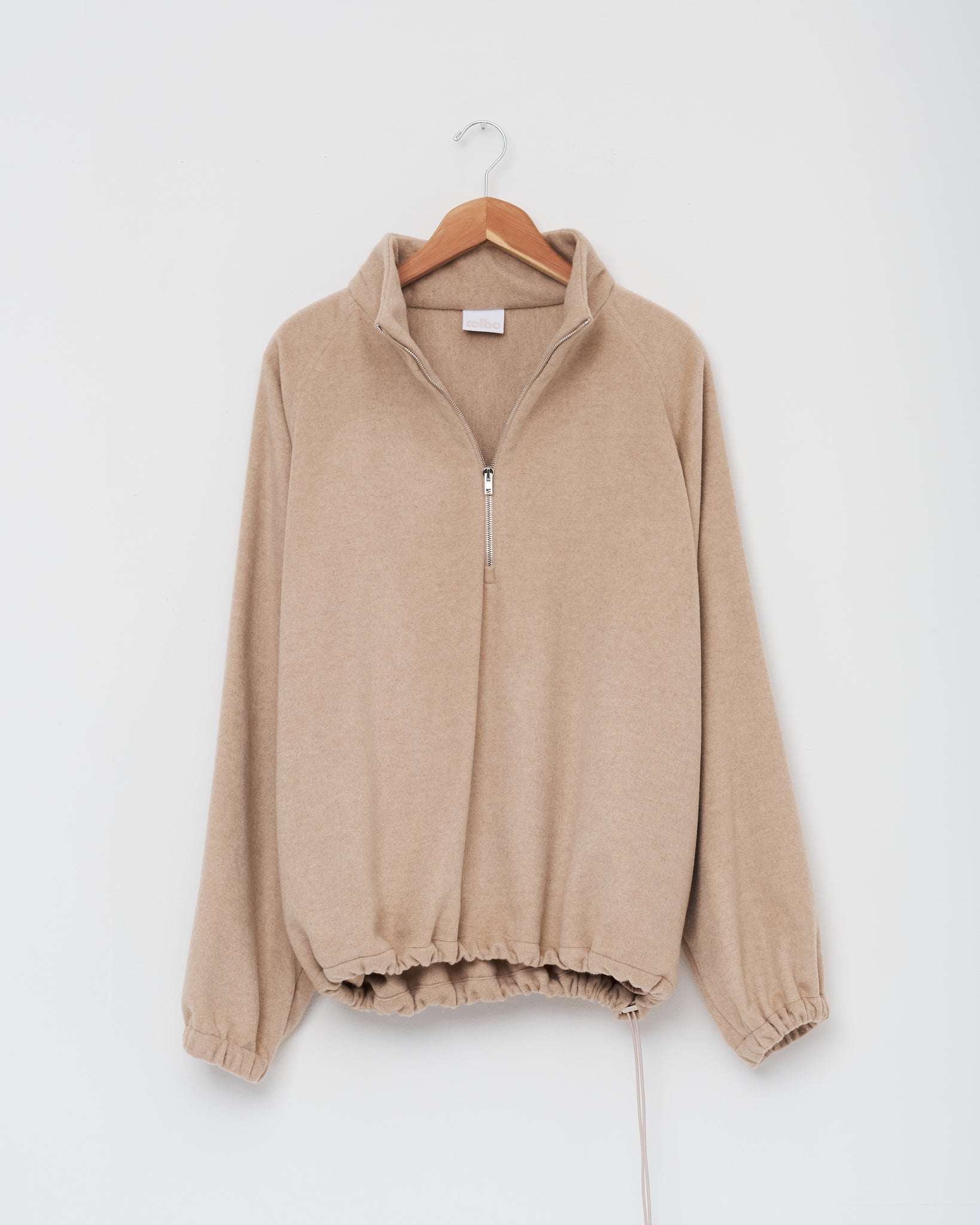 Half Zip Raglan Parka, Natural Beige – Colbo