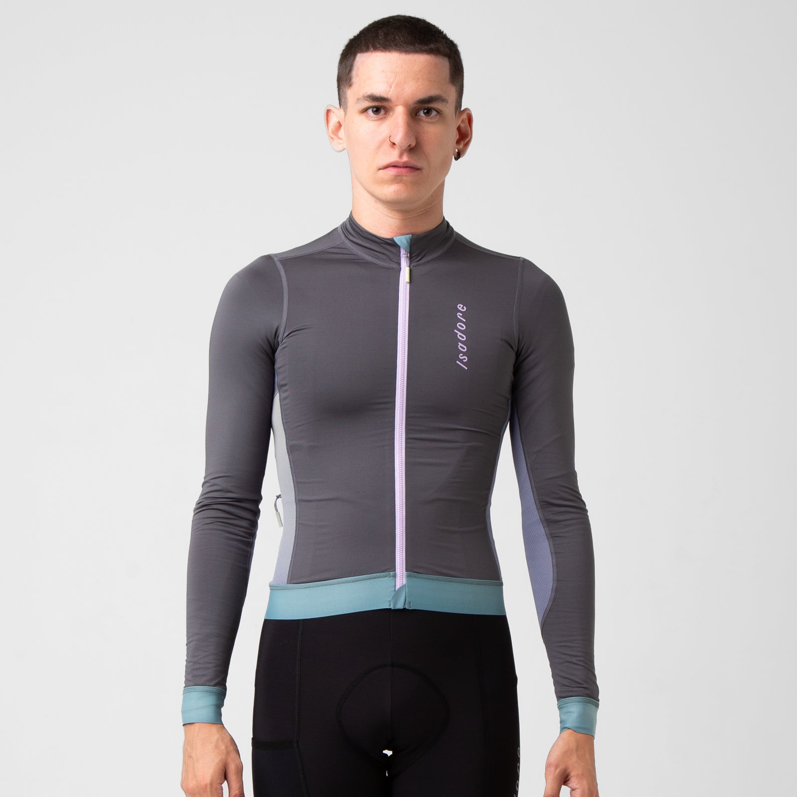 Isadore Alternative Light Long Sleeve Jersey 2.0 in Asphalt for
