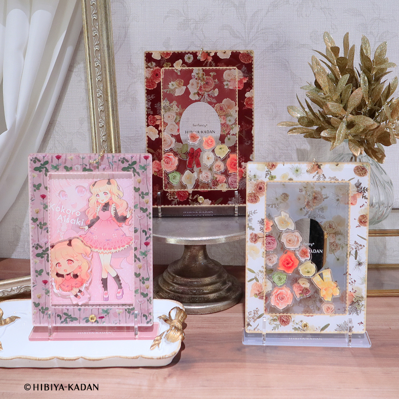 fanfancy+×日比谷花壇 ロマンティックローズ アクリルフレーム