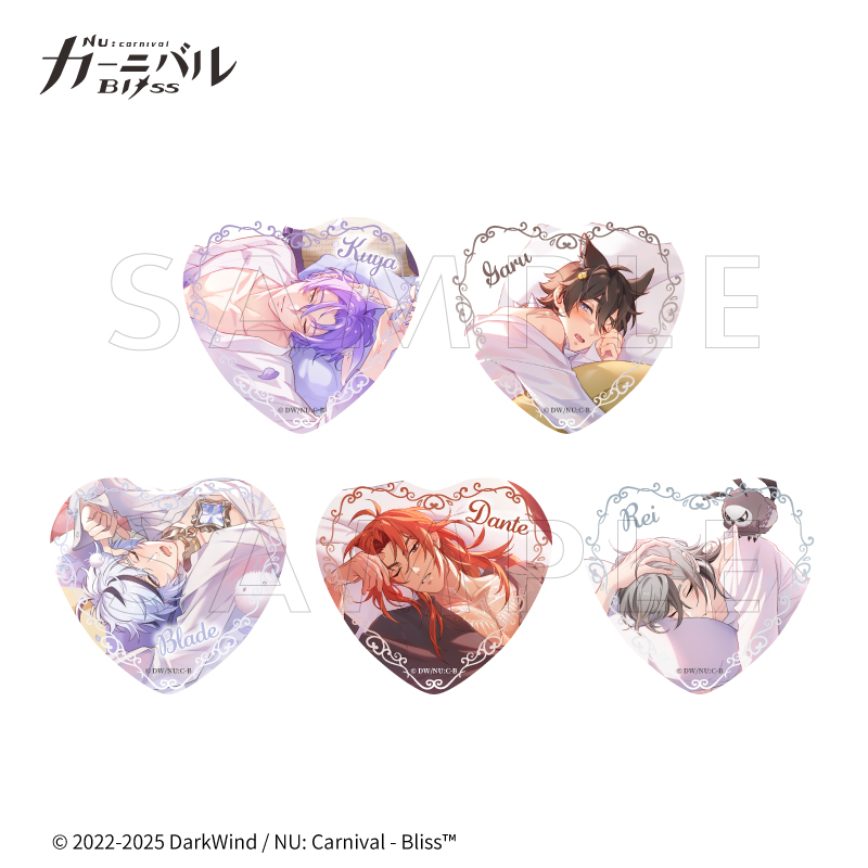 NU: Carnival - Bliss×fanfancy+ ハート缶バッジ BOX| FUKUYA ONLINE
