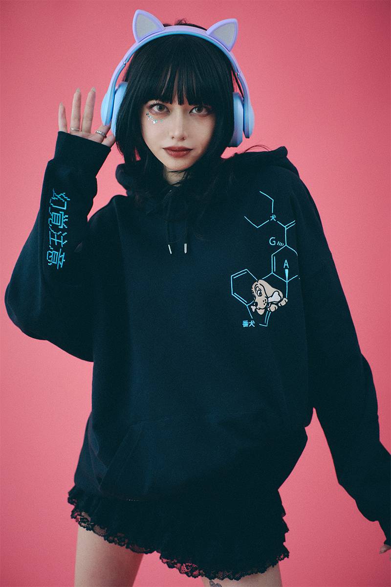 GALFY (ガルフィー) GALSDガンギマリパーカー BLACK / ロック