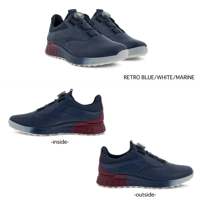 ECCO エコー メンズ ECCO M GOLF S-THREE BOA ハイブリッドゴルフ