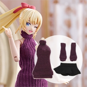 限定品】タイニークローゼット 縦ラインセーターセット【Wine