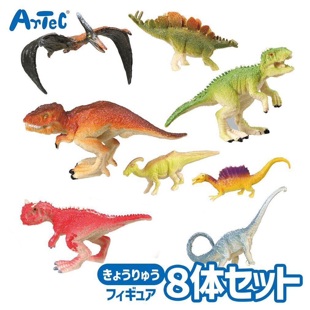 楽天市場】恐竜 グッズ ダイナソー フィギュア 8体セット 学習 図鑑