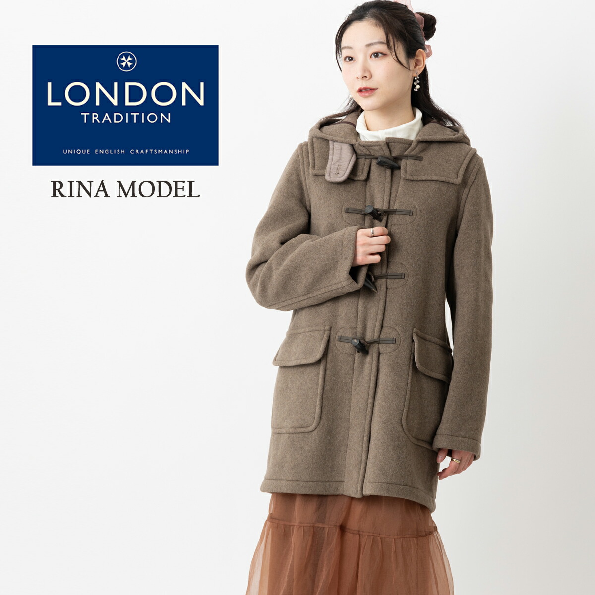 楽天市場】LONDON TRADITION レディース ロングダッフルコート M-11