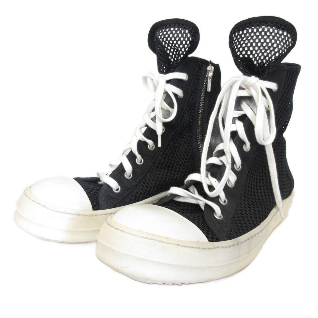 楽天市場】【中古】Rick Owens × CONVERSE DBL DRKSTAR BLACK HI CUT
