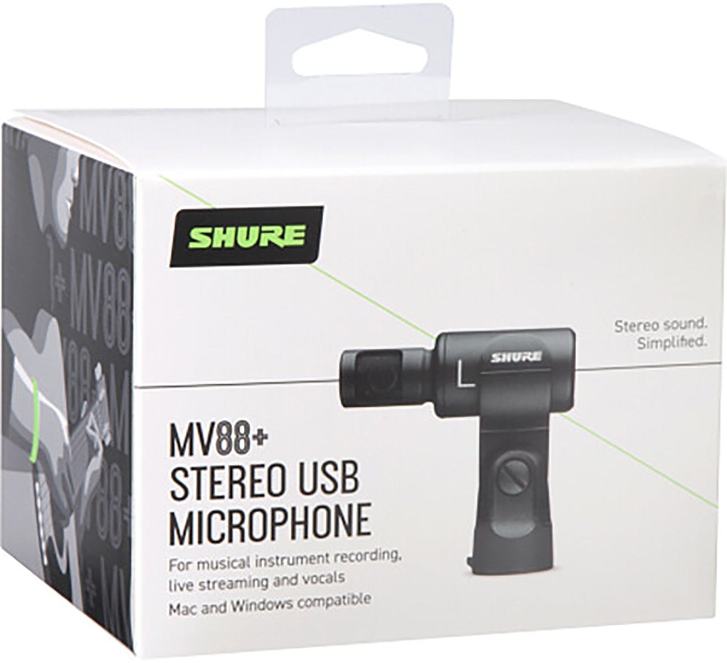 Shure MV88+STEREO-USB Stereo Condenser Microphone