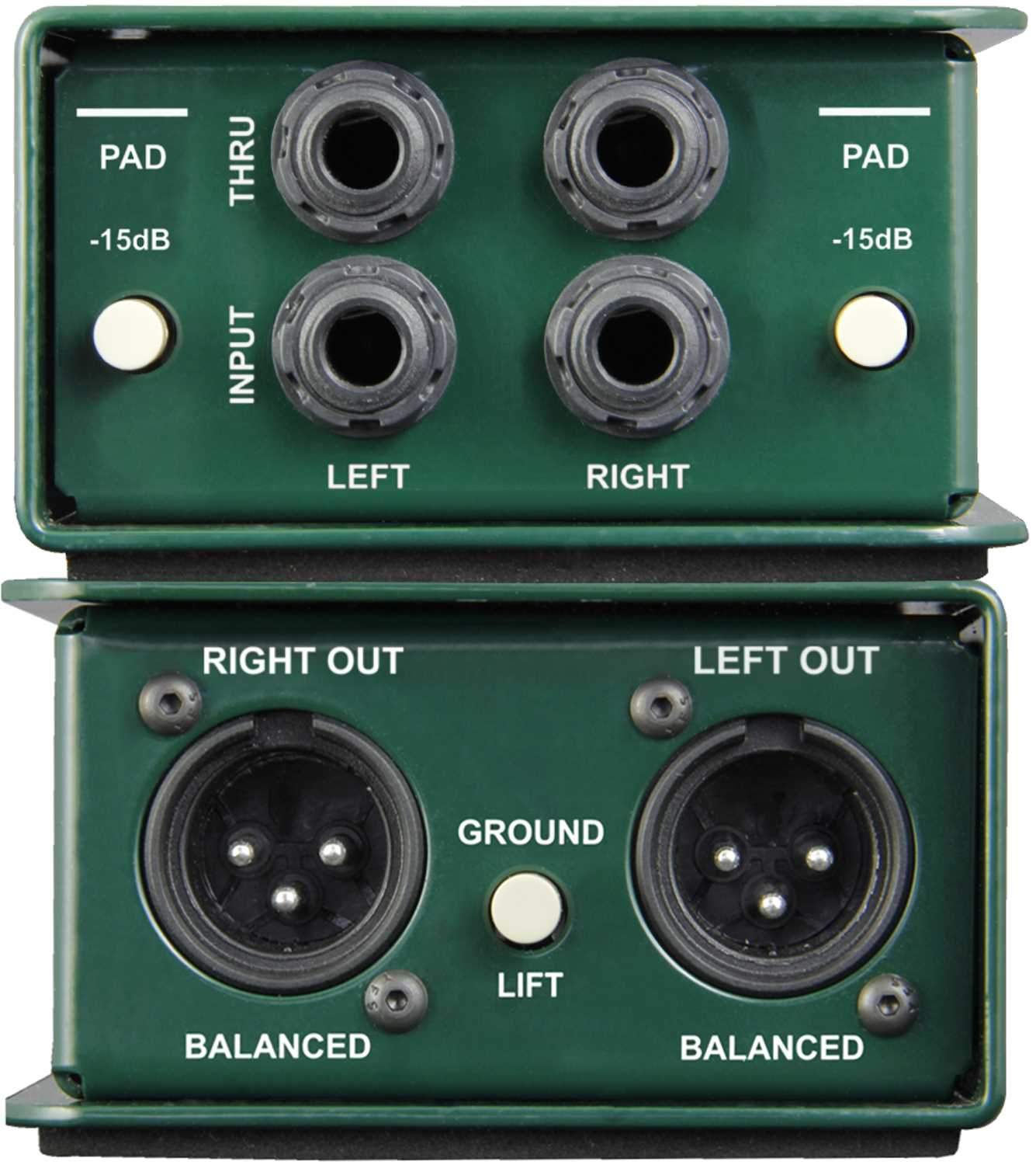 Radial JDI Stereo 2-Channel Passive Direct Box