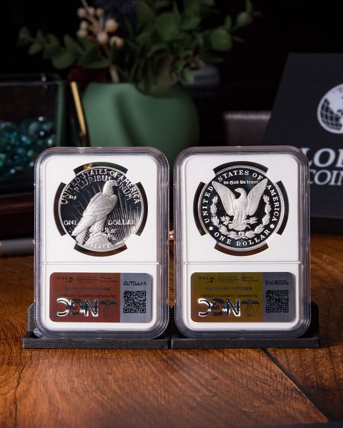 Kenneth Bressett Signed 2023 Silver Dollar Set