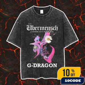 G-Dragon 2025 World Tour Ubermensch Poster Limited Edition Merch