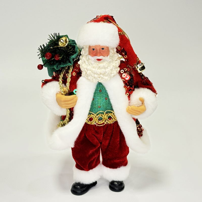 クリスマスオーナメント 17cmサンタオーナメント : Color and Seasons