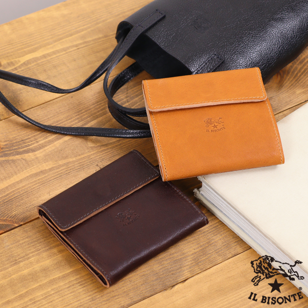 IL BISONTE（イルビゾンテ） 財布 二つ折り財布 バケッタヴィンテージ