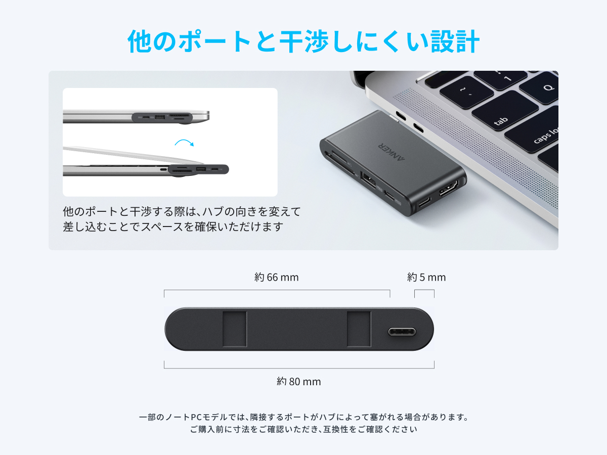 Anker（アンカー） Anker Nano ドッキングステーション (13-in-1, 着脱