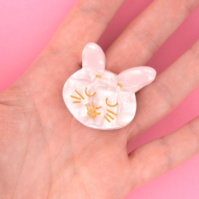 ククシュゼット 正規商品 ヘア アクセ ミニ クリップ うさぎ Coucou