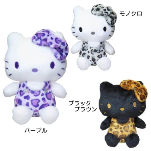 ぬいぐるみ お座りぬいぐるみ ハローキティ ヒョウ柄シリーズ ケイ