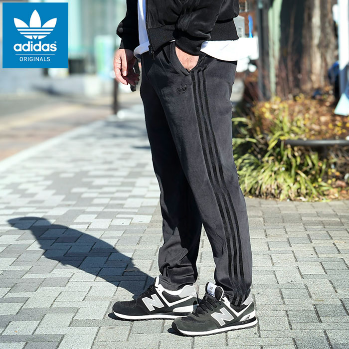 adidas Originals アディダス ジャージー パンツ メンズ ベロア SST