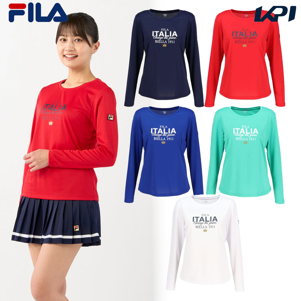FILA（フィラ） テニスウェア レディース ロングスリーブグラフィックT