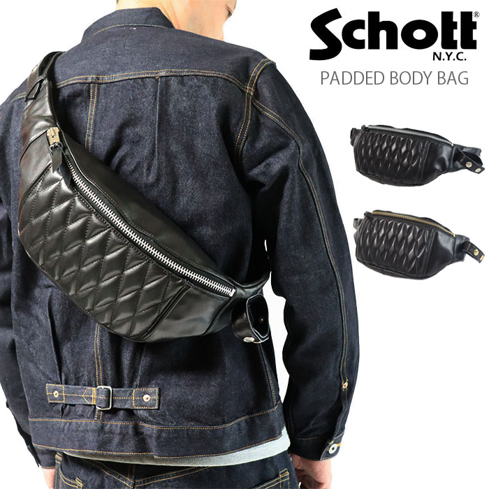 SCHOTT（ショット） 正規販売店 ショット782-5976008 PADDED BODY BAG