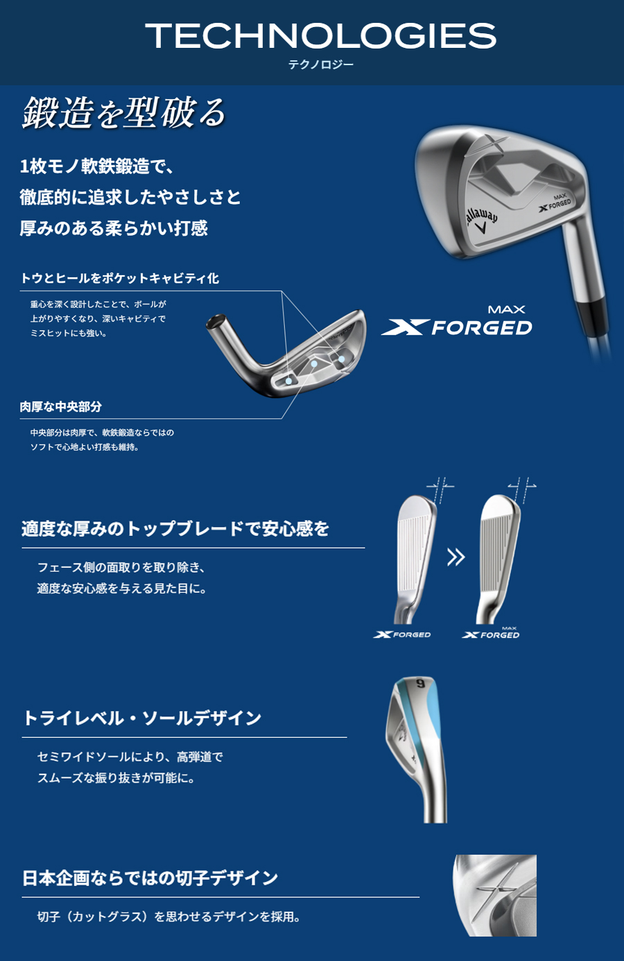 Callaway（キャロウェイ） Callaway X FORGED MAX IRON / キャロウェイ