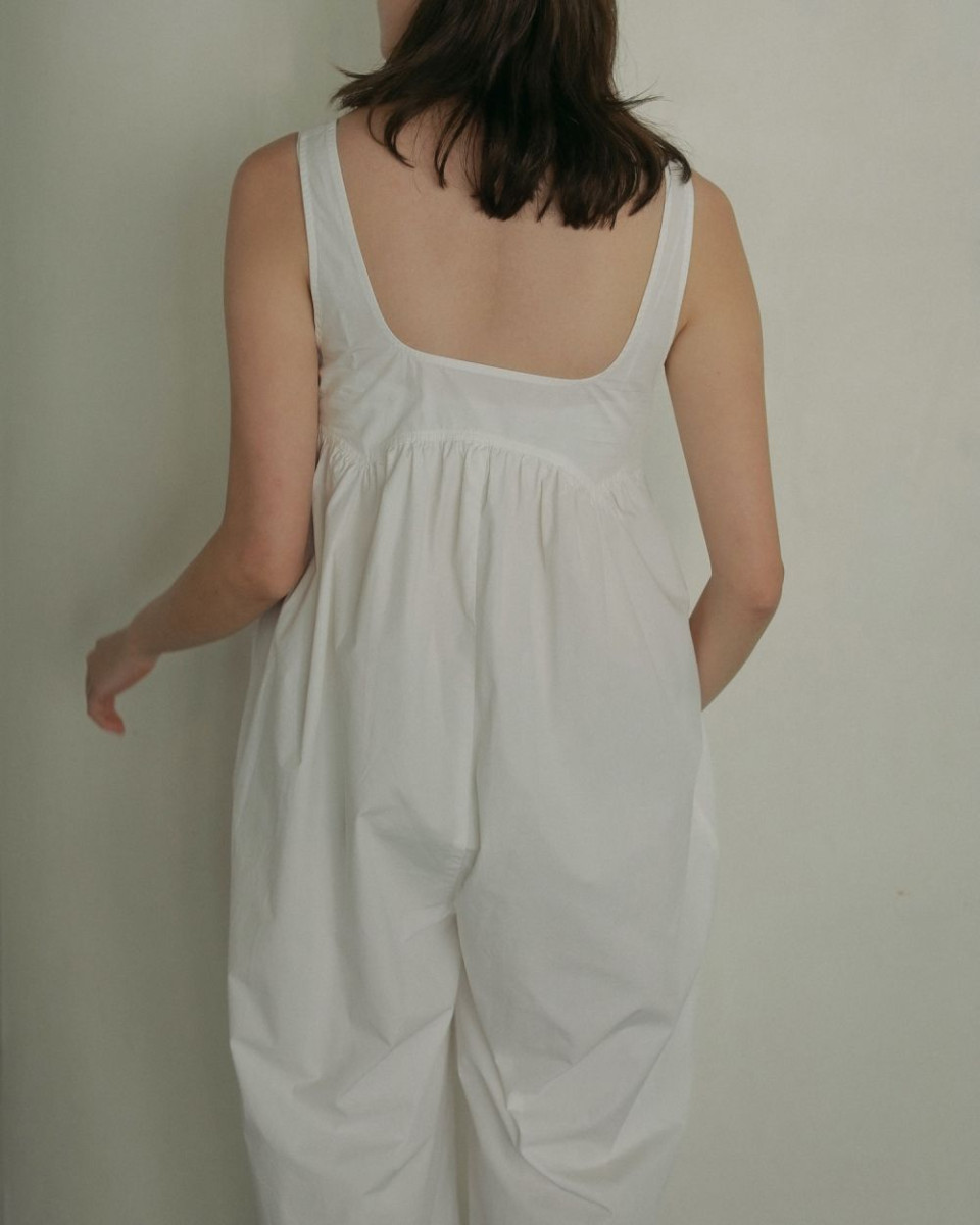 anuke（アンヌーク） Cotton Gather Combinaison 即納 62510314